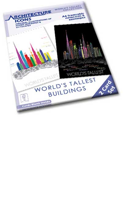 World's Tallest- 2 Card Set
